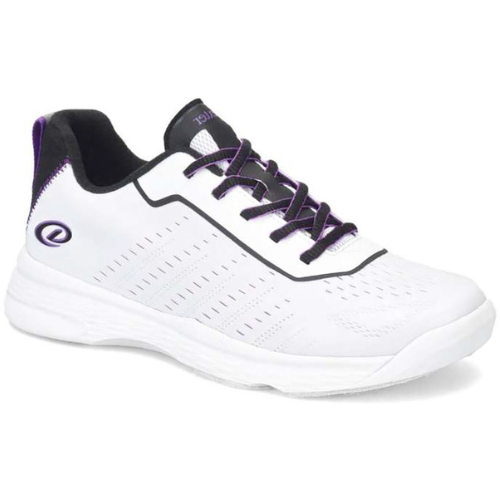 Dexter Women's Trixie White/Black/Purple Bowling Shoes
