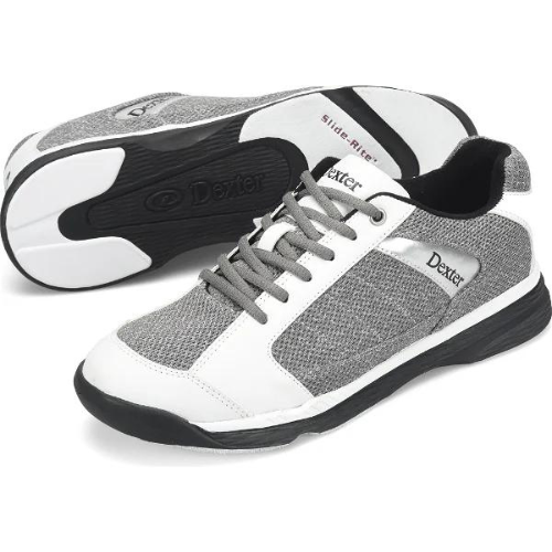 Dexter Men’s Wyoming Light Grey/White Knit Bowling Shoes