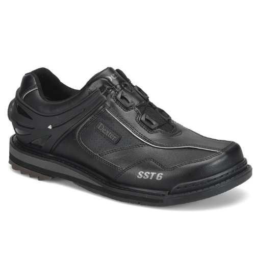 Dexter Mens SST 6 Hybrid BOA Black/ Gunmetal Right Hand Bowling Shoes