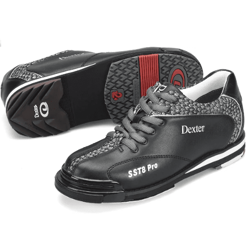 Dexter Women’s SST 8 Pro Right/Left Hand Wide Bowling Shoes Black/Grey