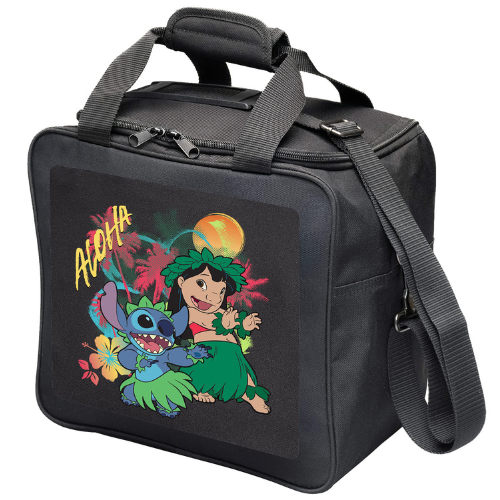 KR Strikeforce Disney Lilo & Stitch - Aloha Single Ball Tote Bowling Bag Black