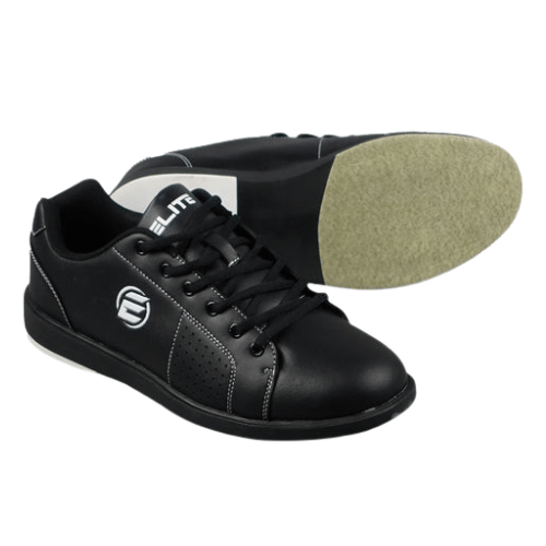 ELITE Men's Classic Black Bowling Shoes