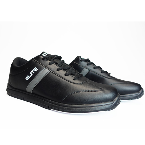 ELITE Men's Basic Athletic Lace Up Bowling Shoes with Universal Sliding Soles for Right or Left Handed Bowlers