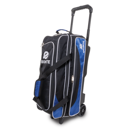 Ebonite Transport 3 Ball Roller Bowling Bag Blue