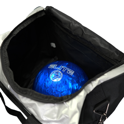 Elite-Impression-Single-Tote-Bowling-Bag-Silver