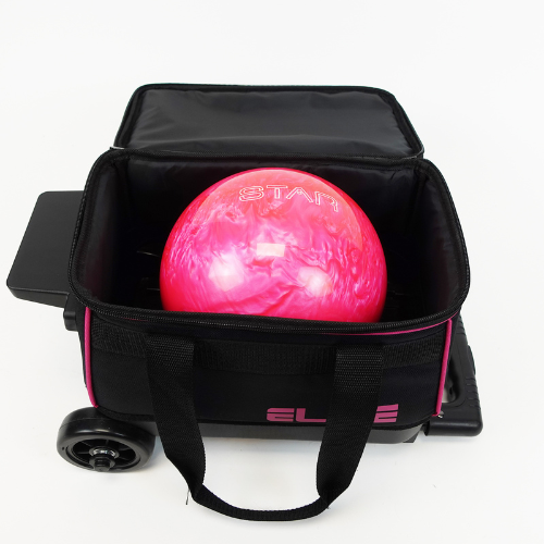 Elite Basic Single Roller Pink Bowling Bag