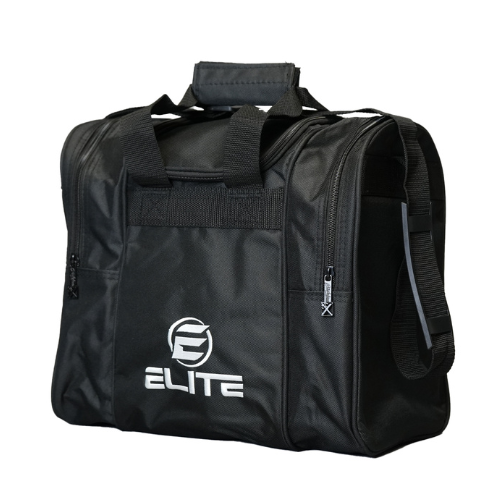 Elite Deluxe Single Tote Bowling Bag Black