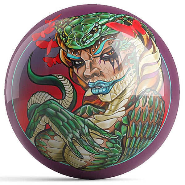 OnTheBallBowling Cobra Girl Bowling Ball by J. Danger
