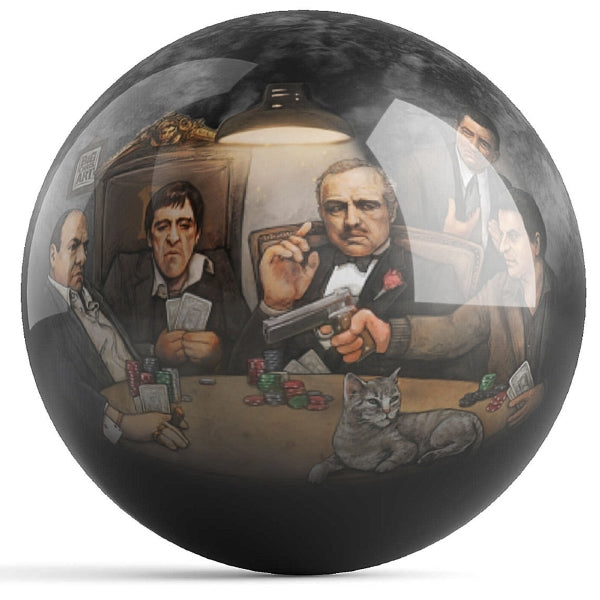 Ontheballbowling Gangsters Poker Bowling Ball