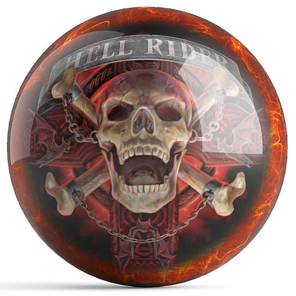OnTheBallBowling Hell Rider Bowling Ball by Anne Stokes