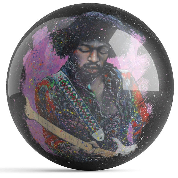 Ontheballbowling Jimi Hendrix Bowling Ball