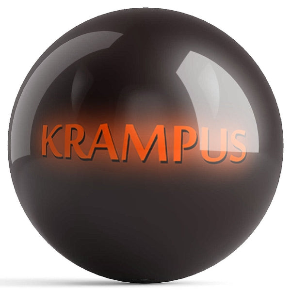 OnTheBallBowling Krampus Bowling Ball by Pyropainter Michael Stewart