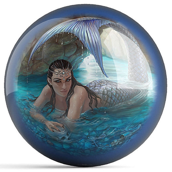 Ontheballbowling Mermaid/Hidden Depths Bowling Ball by Anne Stokes
