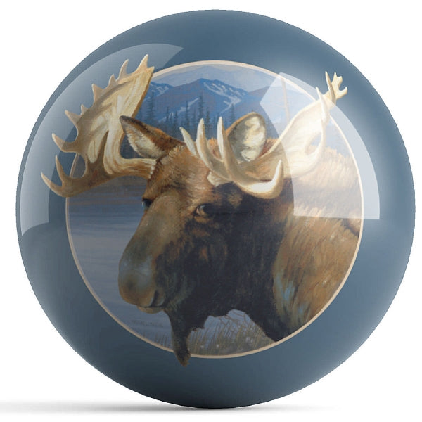 Ontheballbowling Moose Bowling Ball by Wild Wings