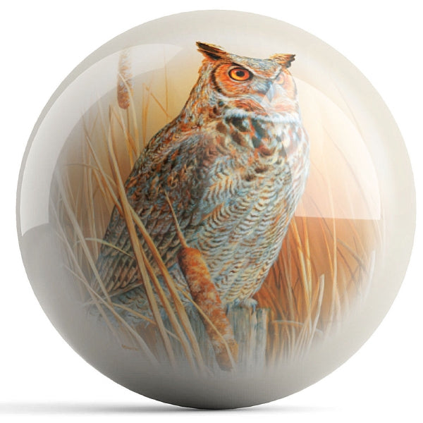Ontheballbowling Horned Owl Bowling Ball by Wild Wings