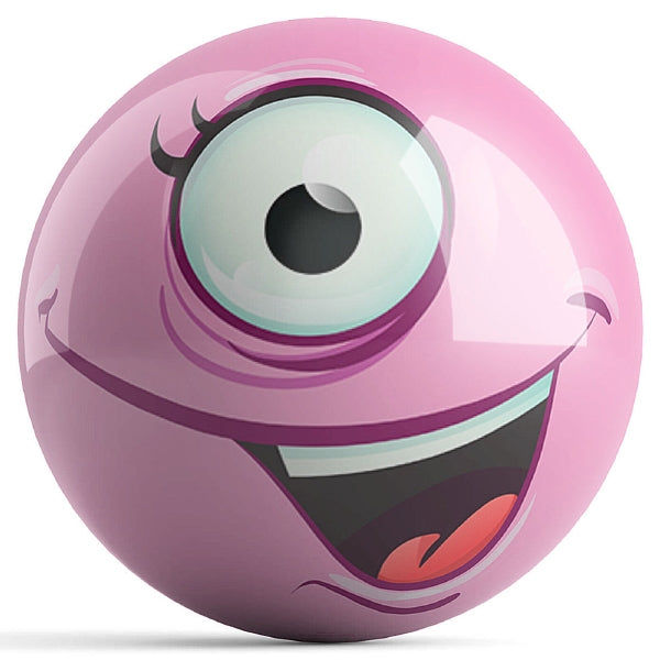 Ontheballbowling Pink Monster Bowling Ball by Brandon Starr