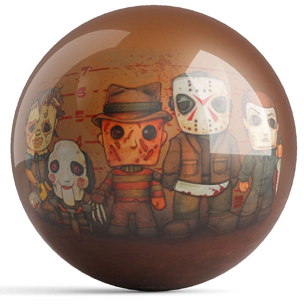 Ontheballbowling Slashers Line Up Bowling Ball By Get Down Art
