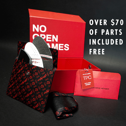 KR Strikeforce TPC Hype Black Iridescent Performance Left Hand Unisex Bowling Shoes