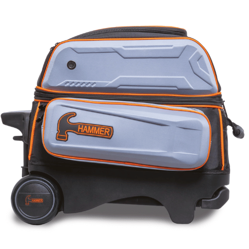 Hammer Gauntlet Double Roller Grey Bowling Bag