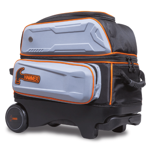 Hammer Gauntlet Double Roller Grey Bowling Bag