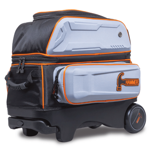 Hammer Gauntlet Double Roller Grey Bowling Bag