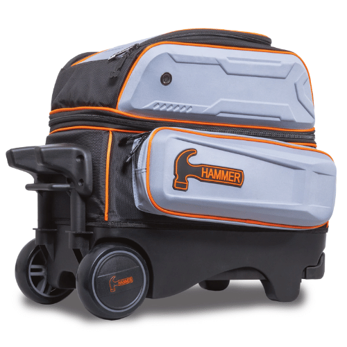 Hammer Gauntlet Double Roller Grey Bowling Bag