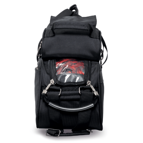 Hammer Premium Slim Triple Tote With Shoe Pouch Black Bowling Bag