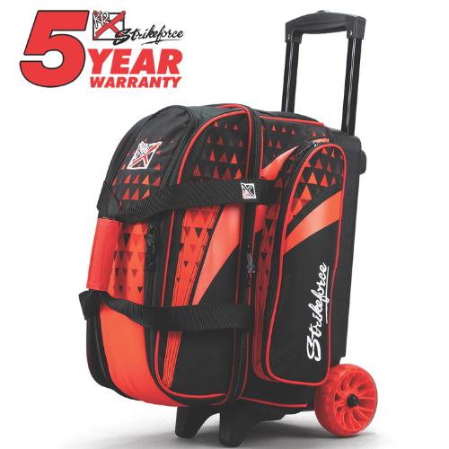 KR Cruiser Arrow 2 Ball Double Roller Red Bowling Bag