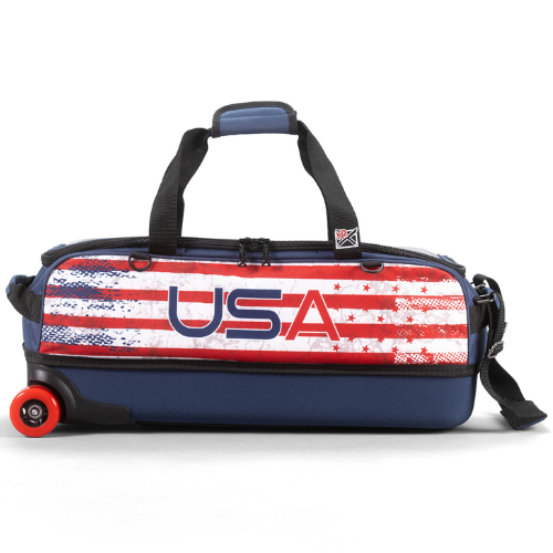 KR Dye Sub 3 Ball Slim Triple Tote USA Bowling Bag