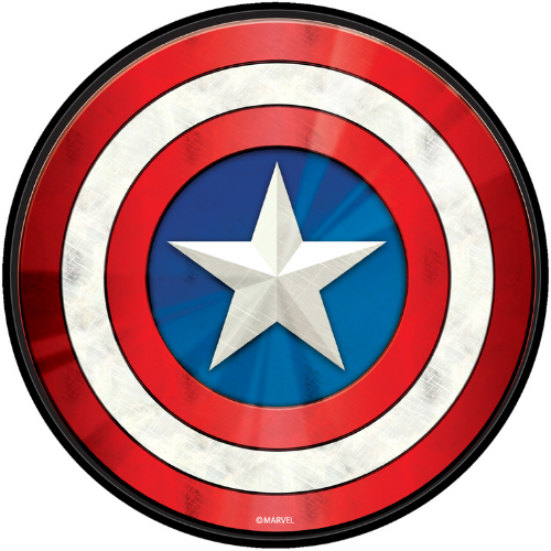 KR Strikeforce Captain America Shield Round Cleaning Shammy
