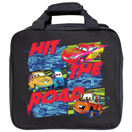 KR Strikeforce Disney Cars Hit the Road Single Bowling Tote Bag Black