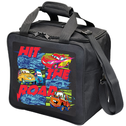 KR Strikeforce Disney Cars Hit the Road Single Bowling Tote Bag Black