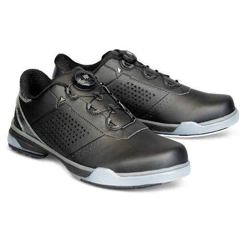 KR Strikeforce Charge Black Mens Wide Right Hand Performance Bowling Shoes