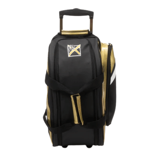 KR Strikeforce Cruiser Lux Double Roller Gold Bowling Bag