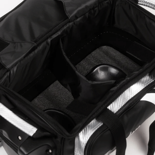 KR Strikeforce Cruiser Lux Double Roller Silver Bowling Bag