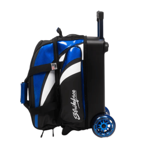 KR Strikeforce Cruiser Lux Double Roller Blue Bowling Bag