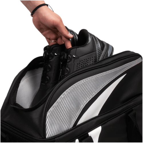 KR Strikeforce Cruiser Lux Double Roller Silver Bowling Bag