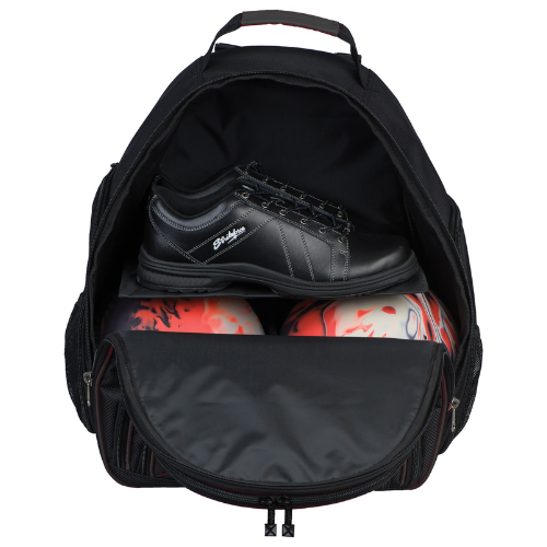 KR Strikeforce Deuce Two Ball Silver Bowling Backpack