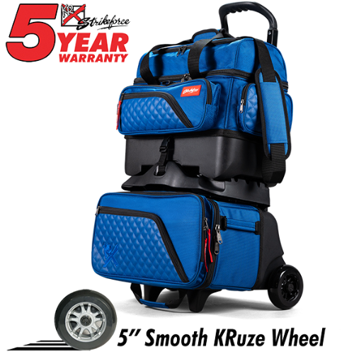 KR Strikeforce Diamond 4 Ball Roller Baltic Blue Premium Bowling Bag