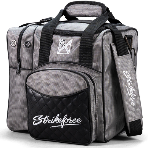 KR Strikeforce Diamond Silver Flexx Single Tote Bowling Bag