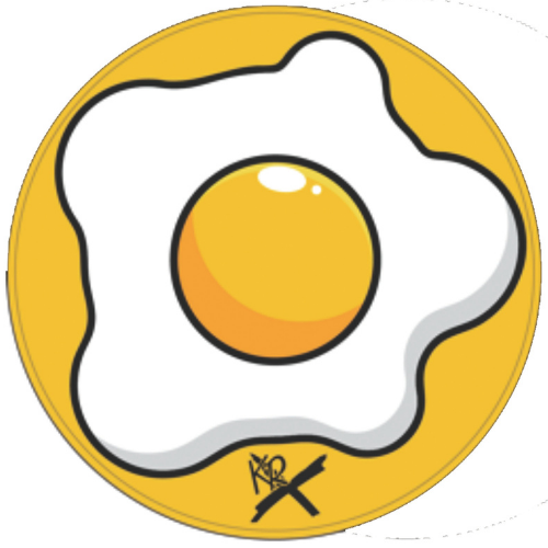 KR Strikeforce Fried Egg Round Shammy Leather Pad