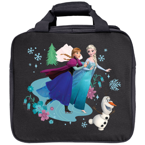 KR Strikeforce Disney Frozen Single Ball Tote Bowling Bag Black