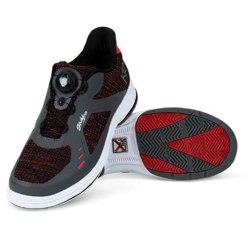 KR Strikeforce Jet FT Black/Red/Grey Right Hand Men's Performance Bowling Shoe