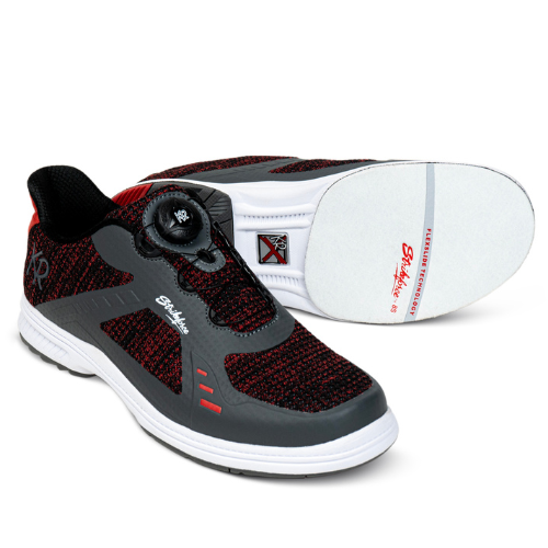 KR Strikeforce Jet FT Black/Red/Grey Right Hand Men's Performance Bowling Shoe