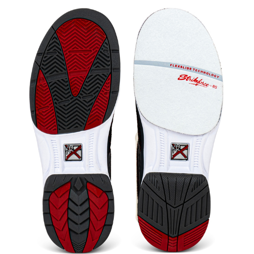 KR Strikeforce Jet FT Black/Red/Grey Right Hand Men's Performance Bowling Shoe