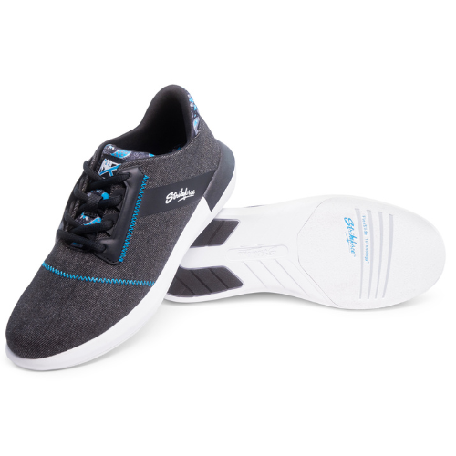 KR Strikeforce Lux Black Ocean Blue Women’s Bowling Shoe
