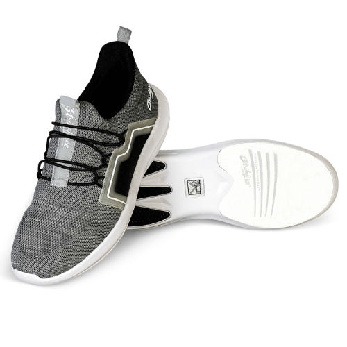 KR Strikeforce Patriot Grey/Black Men Athletic Bowling Shoes