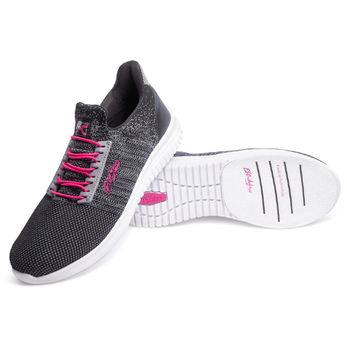 KR Strikeforce Rhythm Dark Grey Pink Women’s Bowling Shoe