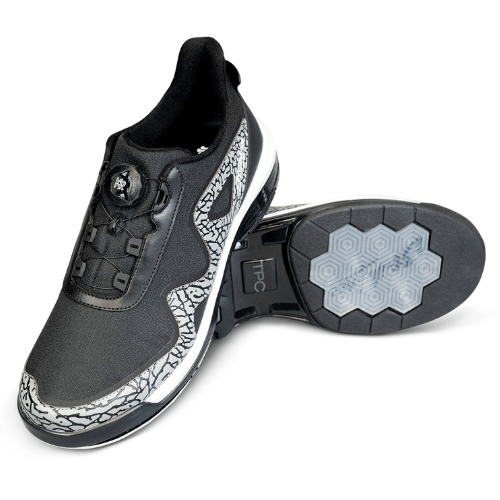 KR Strikeforce TPC The Gladiator Black/Stone High Performance Mens Left Hand Bowling Shoes