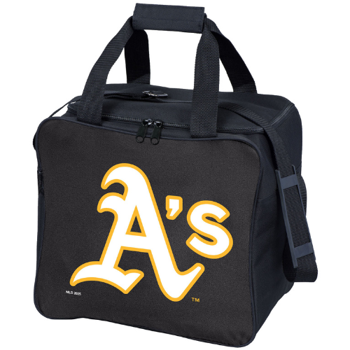 KR Strikeforce MLB Athletics Single Ball, Shoe and Accessory Tote Bowling Bag